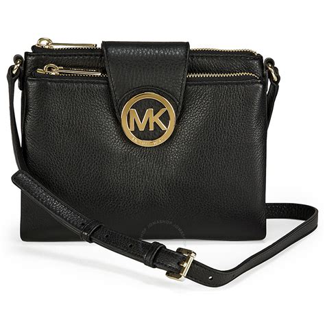 michael kors fulton signature flap gusset crossbody|Michael Kors Women's Fulton Signature PVC Flap Gusset .